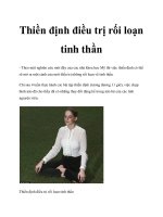 Thiền định điều trị rối loạn tinh thần pot