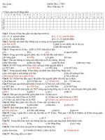 DE KIEM TRA 1 TIET HKII