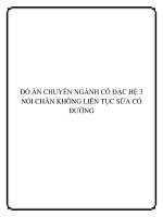 ĐỒ ÁN CHUYÊN NGÀNH CÔ ĐẶC HỆ 3 NỒI CHÂN KHÔNG LIÊN TỤC SỮA CÓ ĐƯỜNG doc