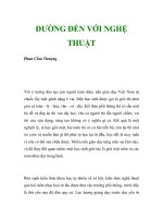 ĐƯỜNG ĐẾN VỚI NGHỆ THUẬT ppt