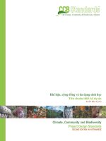 Khí hậu, cộng đồng và đa dạng sinh học pdf