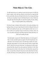 Nhân Điện & Tôn Giáo docx