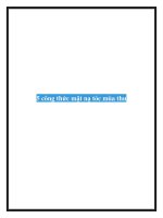 5 công thức mặt nạ tóc mùa thu pot