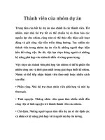 Thành viên của nhóm dự án ppt