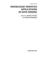 KNOWLEDGE ORIENTED APPLICATIONS IN DATA MINING ppsx