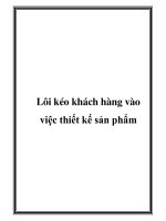 Lôi kéo khách hàng vào việc thiết kế sản phẩm pps