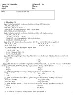 bài kiểm tra hó 9 - số 3