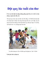 Đột quỵ lúc tuổi còn thơ doc