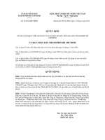 Quyết định số 22/2012/QĐ-UBND ppt