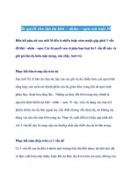 Bí quyết cho làn da khô – nhăn – sạm sau tuổi 30 pdf