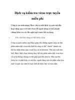 Dịch vụ kiểm tra virus trực tuyến miễn phí pps