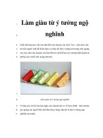 Làm giàu từ ý tưởng ngộ nghĩnh pptx