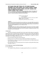 sử dụng ống bê tông có lỗ xung quanh khi xây dựng các công trình thuỷ công