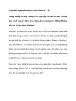 9 mẹo hữu dụng với Registry trong Windows 7 – P.1 ppt