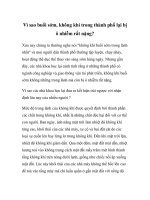 Vì sao buổi sớm, không khí trong thành phố lại bị ô nhiễm rất nặng? doc