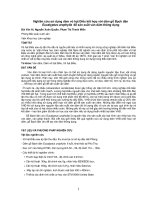 nghiên cứu khoa học ' nghiên cứu sử dụng dăm vỏ hạt điều kết hợp với dăm gỗ bạch đàn eucalyptus urophylla để sản xuất ván dăm thông dụng '