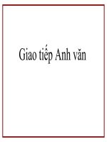 Giao tiếp anh văn ppt