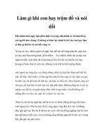 Làm gì khi con hay trộm đồ và nói dối pot