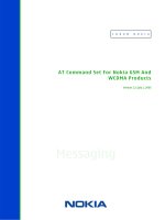 AT Command Set For Nokia GSM And WCDMA Products doc