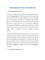 Chìa khoá học tiếng Anh hoàn hảo ppt