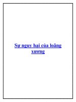 Sự nguy hại của loãng xương. pdf