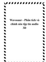 Wavosaur - Phân tích và chỉnh sửa tập tin audio 3D ppsx