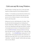Cách xem mọi file trong Windows pdf