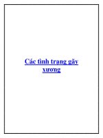 Các tình trạng gãy xương ppt