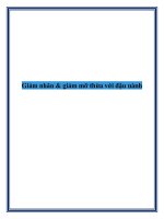 Giảm nhăn & giảm mỡ thừa với đậu nành pdf