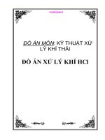 Xử lý khí HCl pdf