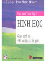 giáo trình hình học
