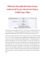 Đánh giá công nghệ phù hợp của quy trình tái chế ắc quy chì axit potx