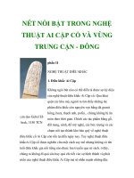 NÉT NỔI BẬT TRONG NGHỆ THUẬT AI CẬP CỔ VÀ VÙNG TRUNG CẬN - ĐÔNG phần II pdf