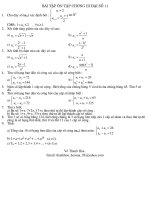 bài tập dãy số lớp 11 chương 3(hay nè)