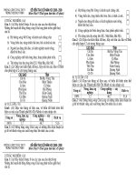 Đề KT cuối năm (địa lí 9)