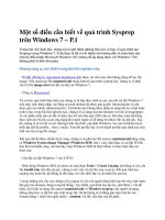 Một số điều cần biết về quá trình Sysprep trên Windows 7 – P.1 doc