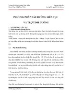 PHƯƠNG PHÁP NẤU ĐƯỜNG LIÊN TỤC VÀ TRỢ TINH ĐƯỜNG doc