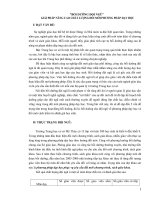 GIẢI PHÁP NÂNG CAO CHẤT LƯỢNG ĐỔI MỚI PHƯƠNG PHÁP DẠY HỌC