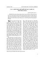 báo cáo nghiên cứu khoa học  'cây cà phê trong đồn điền phủ quỳ (nghệ an) thời thuộc pháp.'