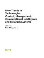 New Trends in Technologies: Control, Management, Computational Intelligence and Network Systems pdf