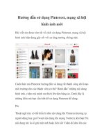 Hướng dẫn sử dụng Pinterest, mạng xã hội hình ảnh mới doc