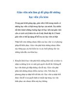 Giáo viên nên làm gì để giúp đỡ những học viên yếu kém docx