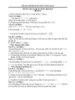 Đề ôn chuẩn bị TN THPT 2010 số 06