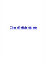 Chọc dò dịch não tủy doc