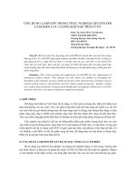 báo cáo khoa học  'ứng dụng labview trong thực nghiệm chuyển đổi cảm biến lưu lượng khí nạp trên ô tô'