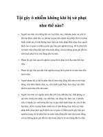 Tội gây ô nhiễm không khí bị xử phạt như thế nào? pot