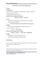 CHUYÊN ĐỀ AXIT TÁC DỤNG VỚI KIM LOẠI pptx