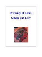Drawings of Roses: Simple and Easy ppt