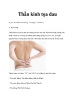 Thần kinh tọa đau (Tọa Cốt Thần Kinh Thống – Sciatique – Sciatica) potx