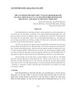báo cáo nghiên cứu khoa học  ''''  nhu cầu bồi dưỡng kiến thức về quản trị kinh doanh du lịch - khách sạn của các doanh ngh
